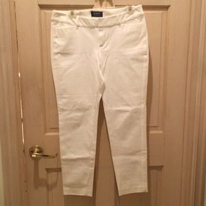 NWOT white old navy mid rise pixie pants